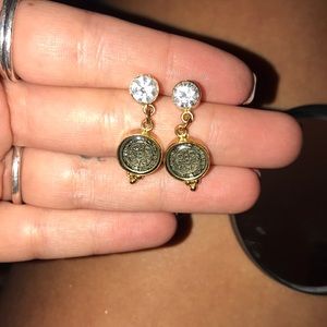 VIRGIN SAINTS AND ANGELS EARRINGS GOLD